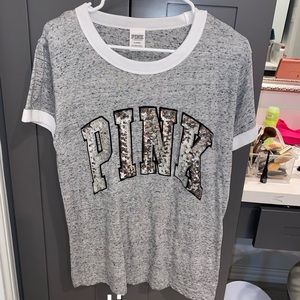 Grey PINK shirt